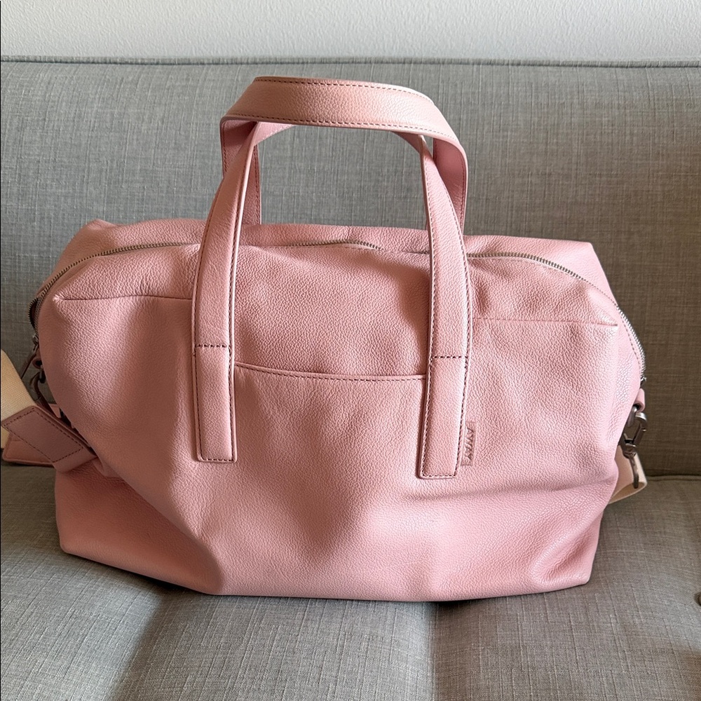 Away Travel The Everywhere Bag Leather - Blush Pink - NEW!